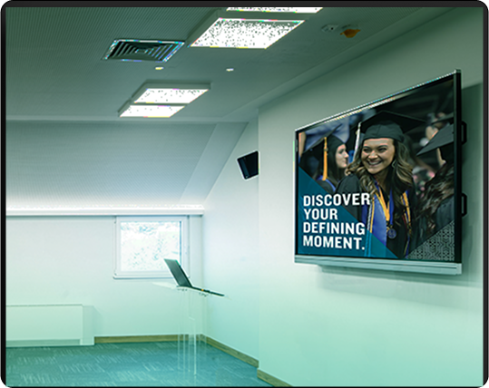 Single Mounted Wall Screen