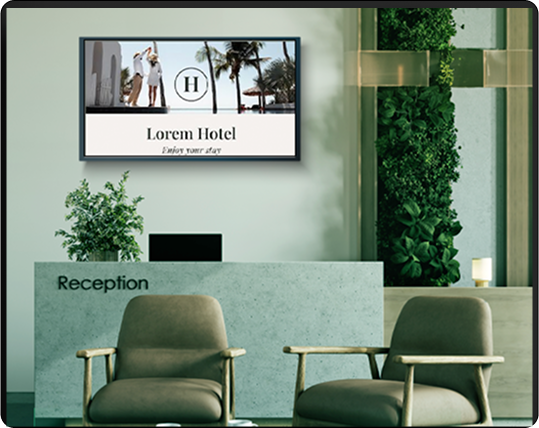 Vertical LCD Elevator Screen